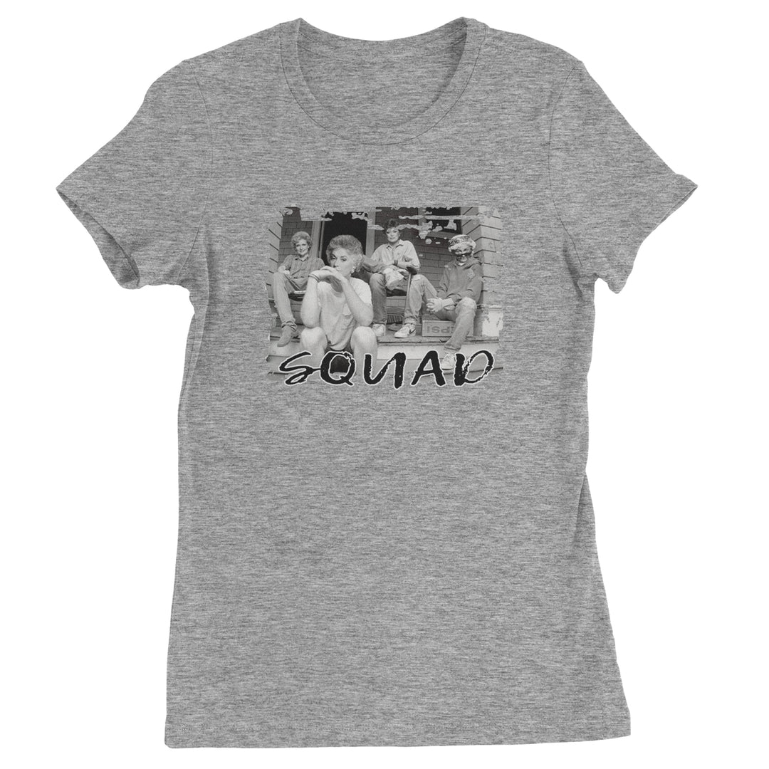 Squad Golden Girls Womens T-shirt Heather Grey