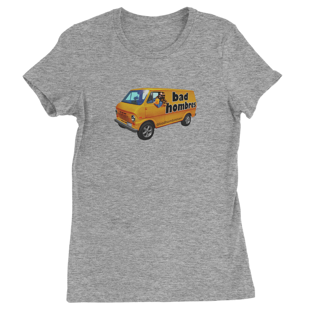 Bad Hombres Van West Chester Band Womens T-shirt Heather Grey
