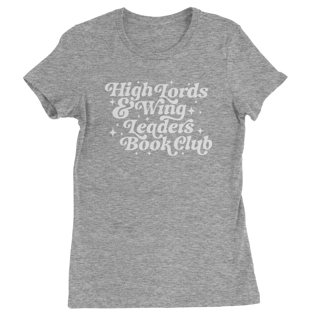 High Lords and Wingleaders Club Romantasy Womens T-shirt Heather Grey