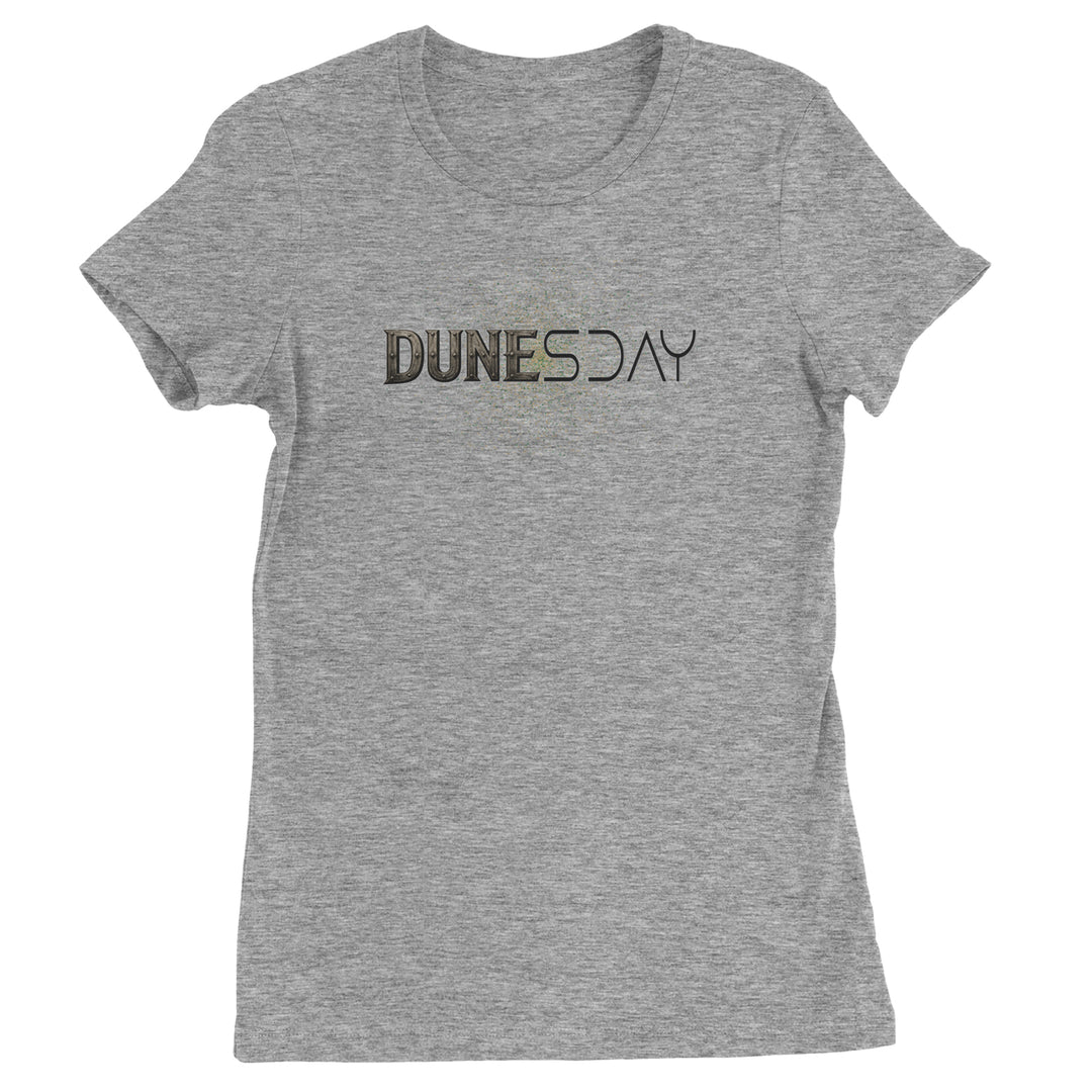 DunesDay Desert Apocolypse Womens T-shirt Heather Grey