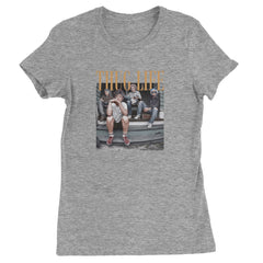 Golden Girls Thug Life Street Womens T-shirt Heather Grey