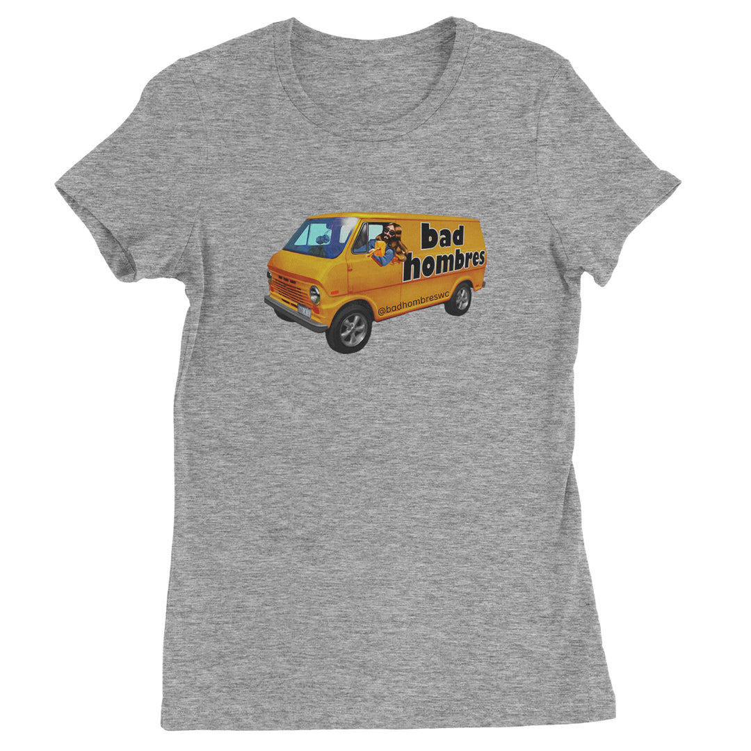 Bad Hombres Van West Chester Band Womens T-shirt Heather Grey