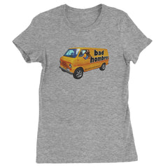 Bad Hombres Van West Chester Band Womens T-shirt Heather Grey