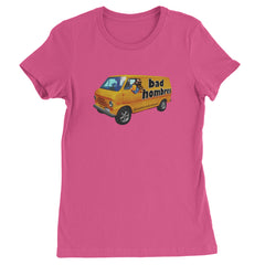 Bad Hombres Van West Chester Band Womens T-shirt Hot Pink