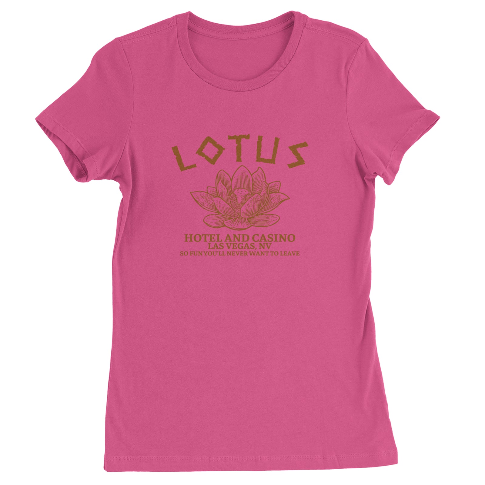Lotus Hotel and Casino Womens T-shirt Heather Grey
