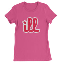 ILL Vintage It's A Philly Thing Womens T-shirt Hot Pink