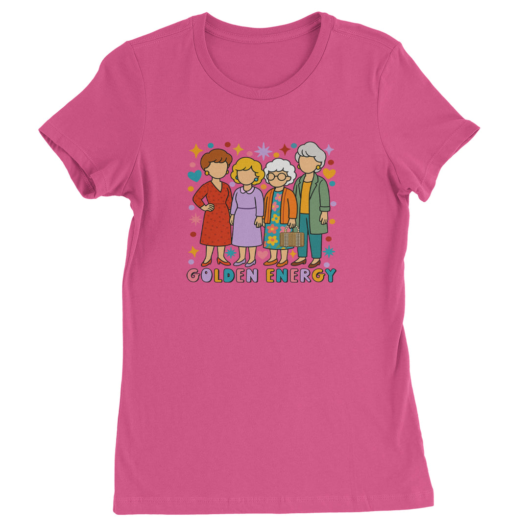 Golden Forever Golden Girls Womens T-shirt Hot Pink
