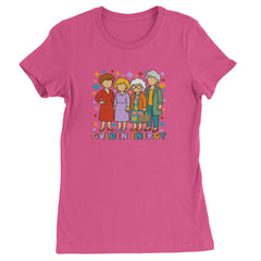 Golden Forever Golden Girls Womens T-shirt Hot Pink