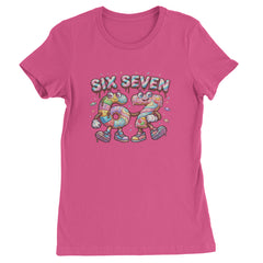 67 Candy Swirl Meme Womens T-shirt Hot Pink