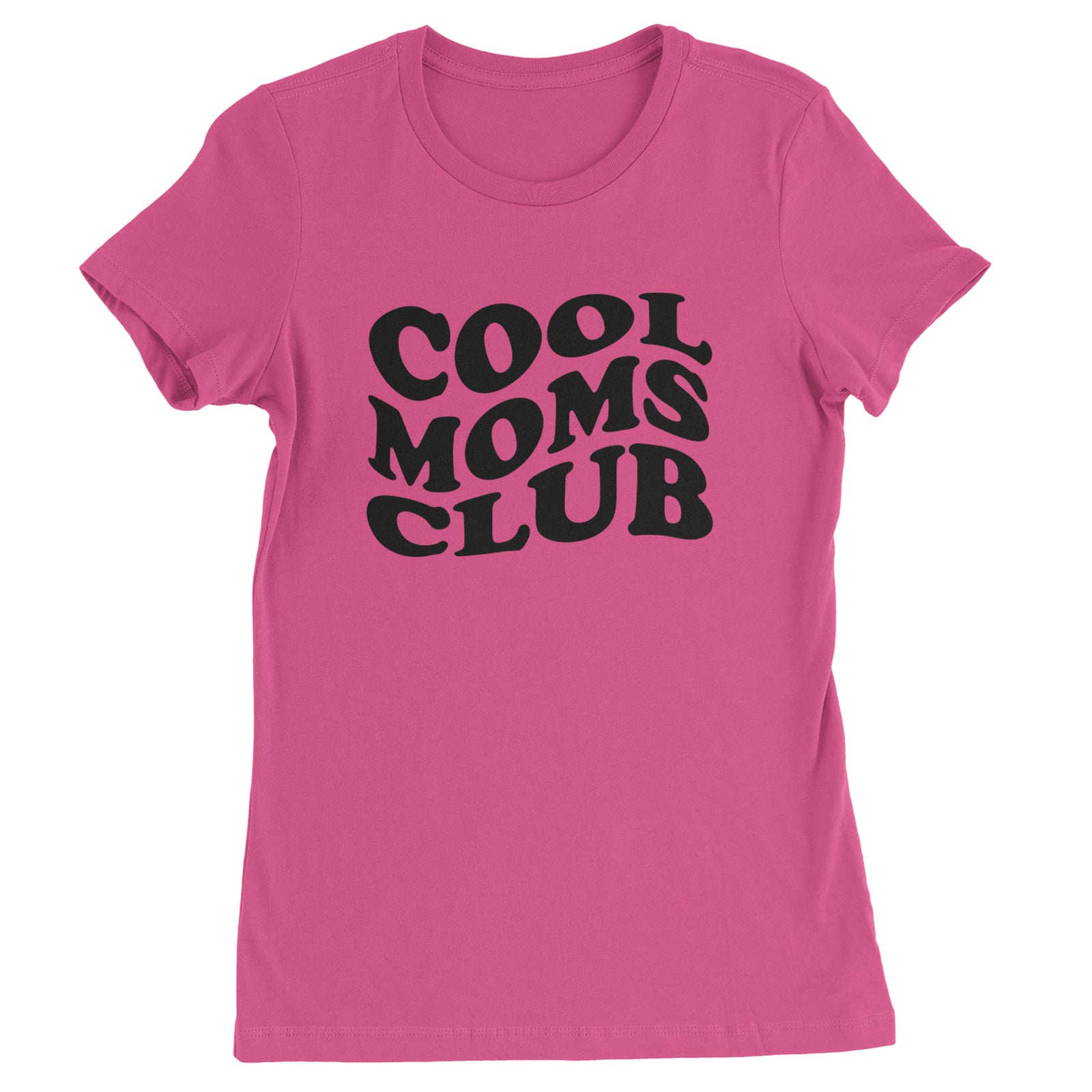 Cool Moms Club Mother Mama Womens T-shirt Heather Grey