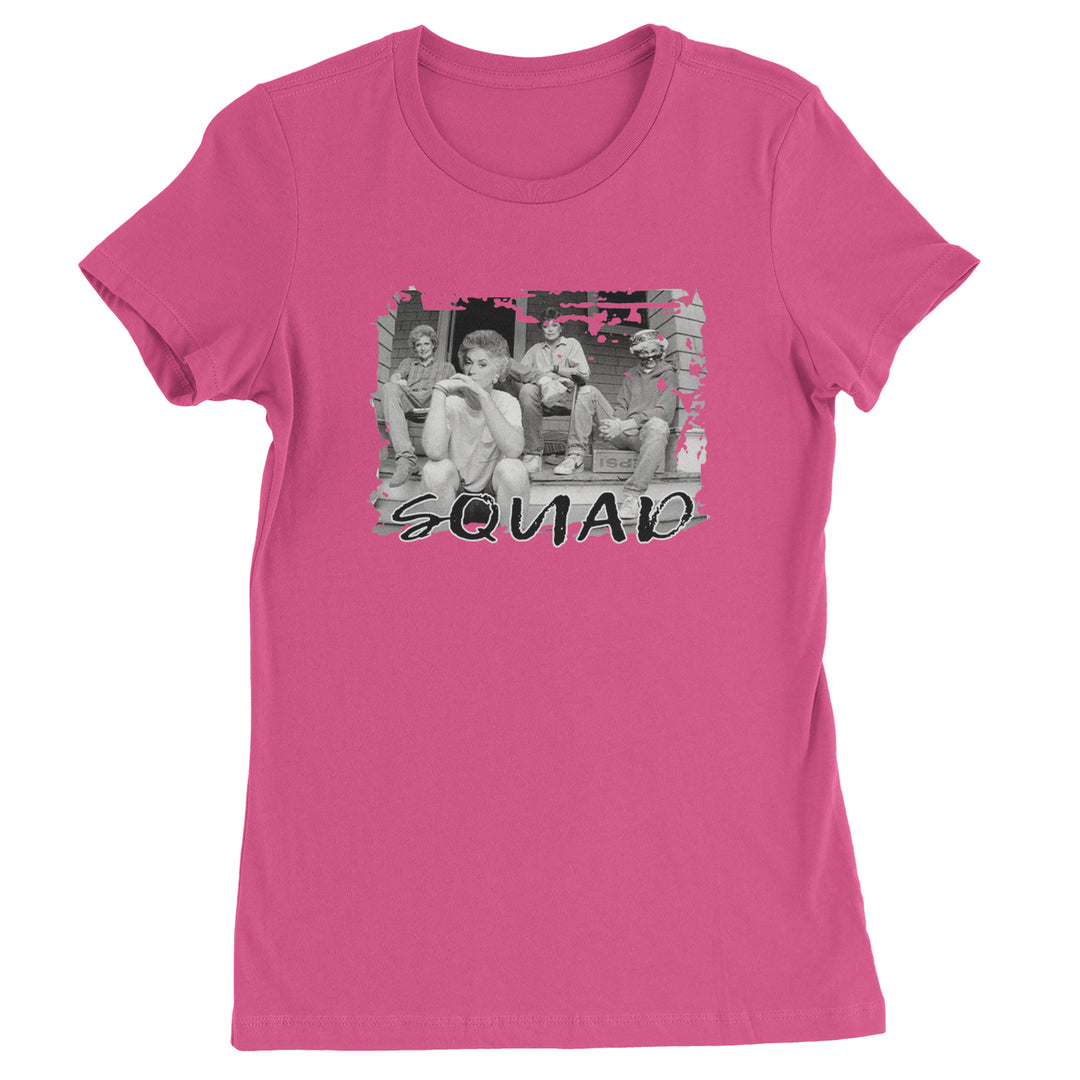 Squad Golden Girls Womens T-shirt Hot Pink