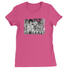 Squad Golden Girls Womens T-shirt Hot Pink
