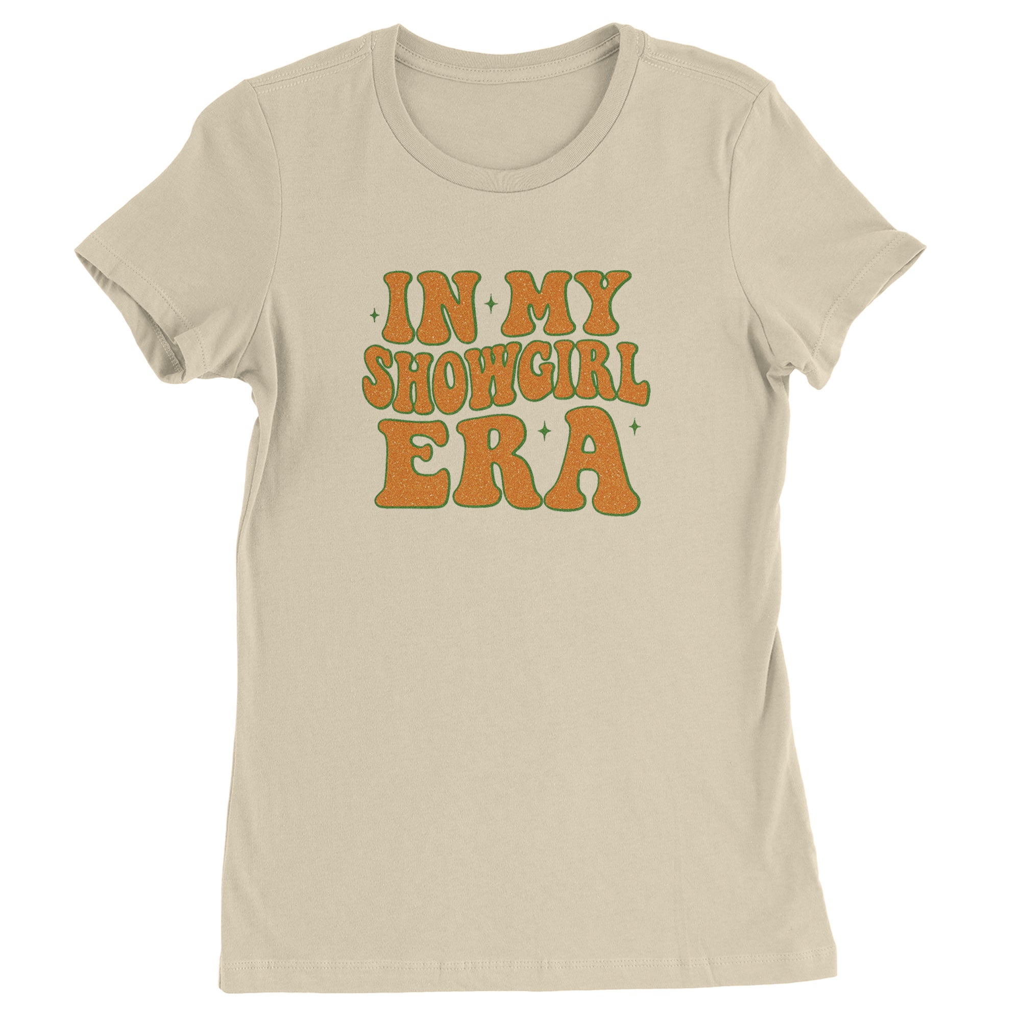 In My Showgirl Era Retro Womens T-shirt Ivory