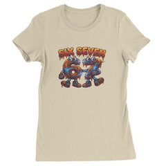 67 Lava Lightning Six Seven Meme Womens T-shirt Ivory