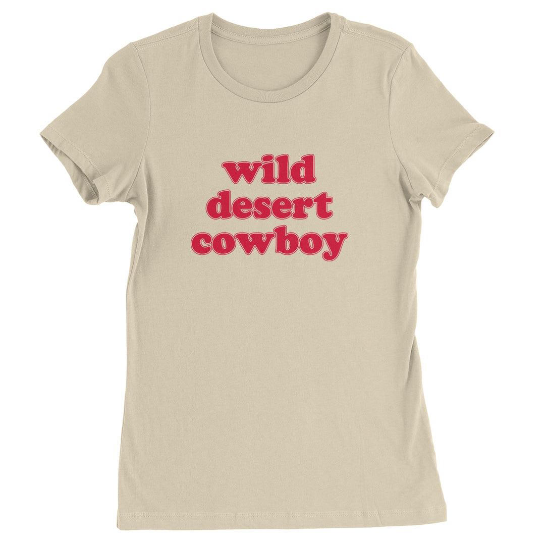 Wild Desert Cowboy Country Womens T-shirt Ivory