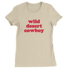 Wild Desert Cowboy Country Womens T-shirt Ivory