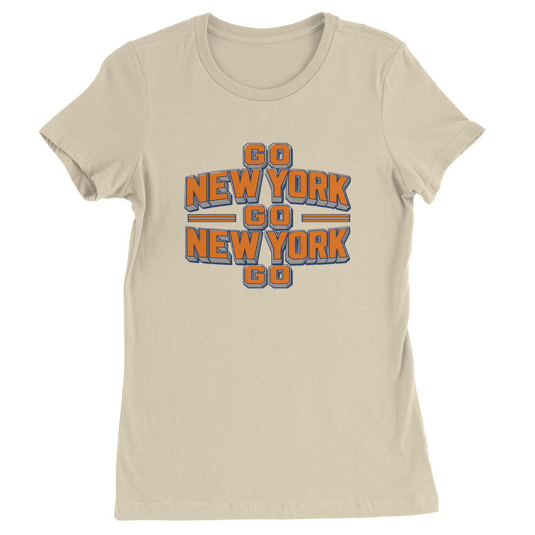 Go New York Go Basketball Womens T-shirt Ivory