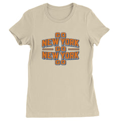 Go New York Go Basketball Womens T-shirt Ivory