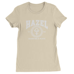 Hazel Daughter of Pluto Roman Gold Womens T-shirt Ivory
