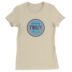 Philly Pride Liberty Bell Womens T-shirt Ivory
