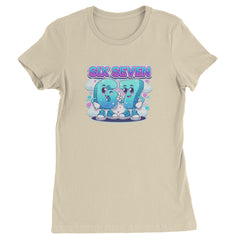 67 Six Seven Meme Kawaii Cloud Womens T-shirt Ivory