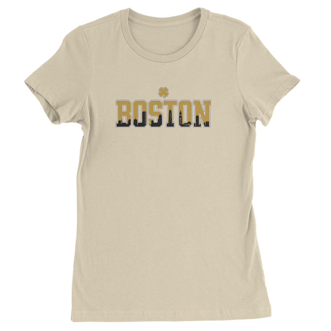 Boston City Pride Irish Womens T-shirt Ivory