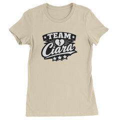 Team Ciara Scamanda Broken Heart Womens T-shirt Ivory