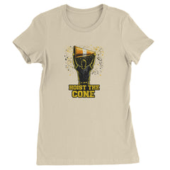 Hoist The Cone Pittsburgh Pride Womens T-shirt Ivory