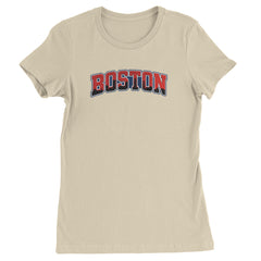 Boston City Pride Skyline Womens T-shirt Ivory