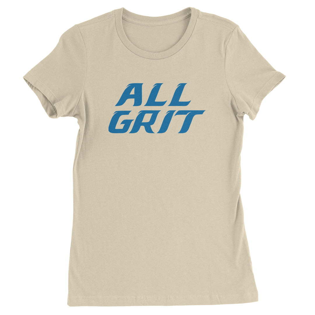 All Grit Detroit Football Womens T-shirt Ivory