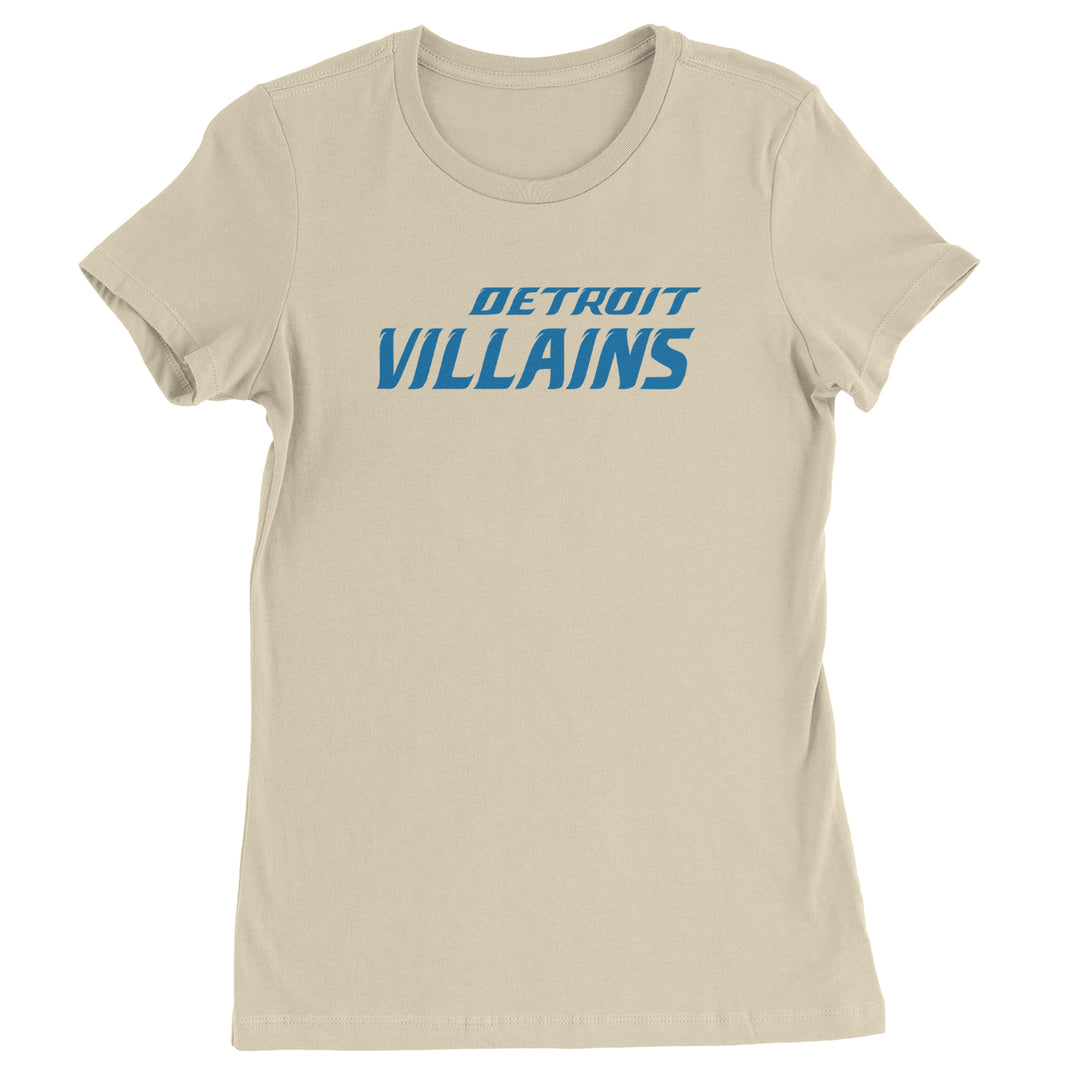 Detroit Villains Grit Football Womens T-shirt Ivory