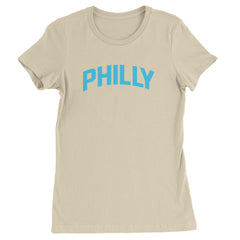 Philly Philadelphia Pride graphic on Women's Heavyweight Cotton T-Shirt in Ivory