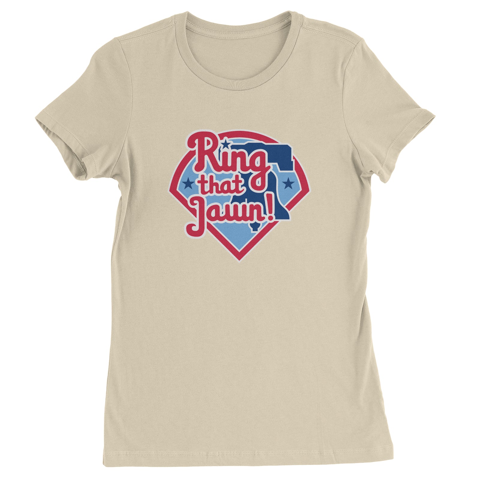 Ring That Jawn Philly Baseball Womens T-shirt Ivory