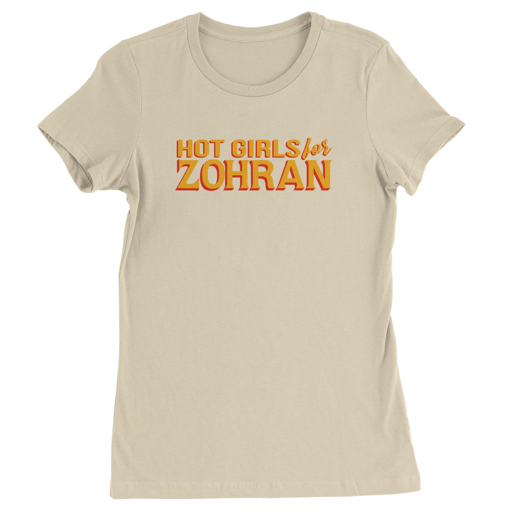 Hot Girls for Zohran Meme Womens T-shirt Ivory