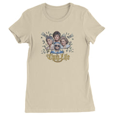 Golden Chain Thug Life Girls Womens T-shirt Ivory