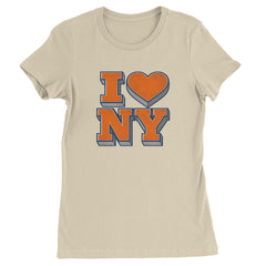 New York City Pride Heart Womens T-shirt Ivory