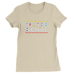 90s R&B and Chill Retro Throwback Womens T-shirt Ivory