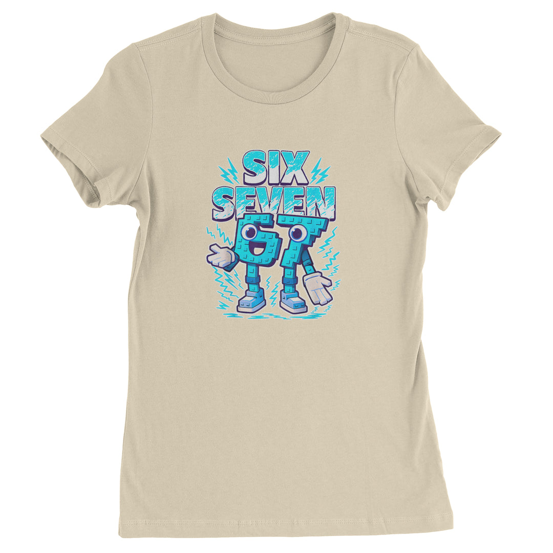 67 Brainrot Meme Slang Womens T-shirt Ivory