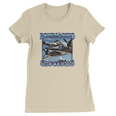 Bombardino Crocodilo Brainrot Womens T-shirt Ivory