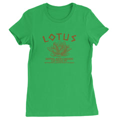 Lotus Hotel and Casino Womens T-shirt Kelly Green