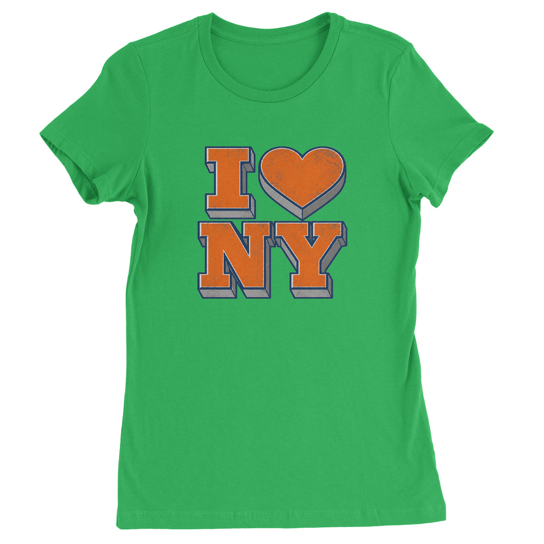 New York City Pride Heart Womens T-shirt Kelly Green