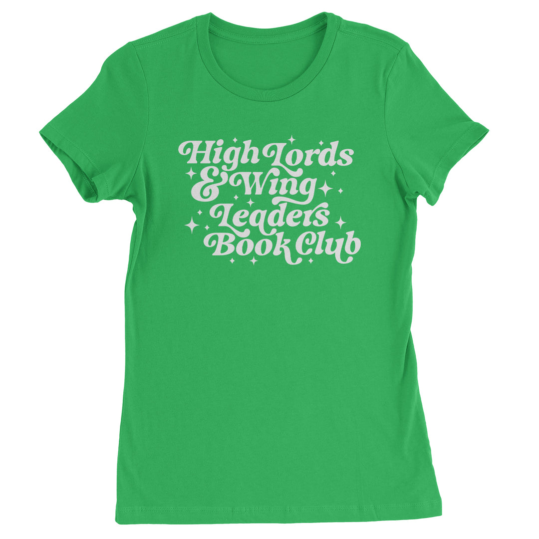 High Lords and Wingleaders Club Romantasy Womens T-shirt Kelly Green