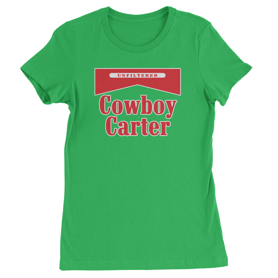 Cowboy Karter Country Act Two  Womens T-shirt Kelly Green