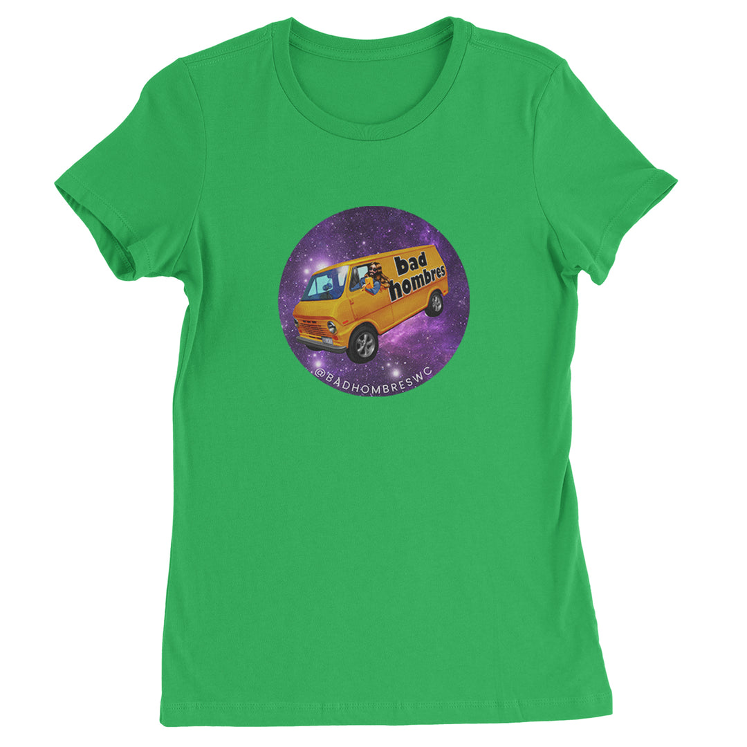 Bad Hombres Space West Chester Band Womens T-shirt Kelly Green