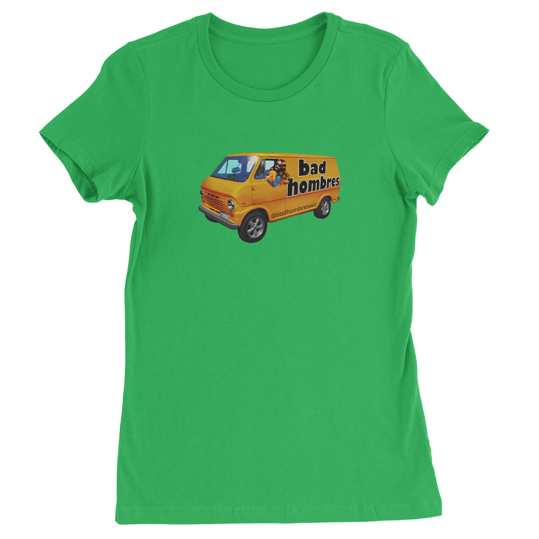 Bad Hombres Van West Chester Band Womens T-shirt Kelly Green