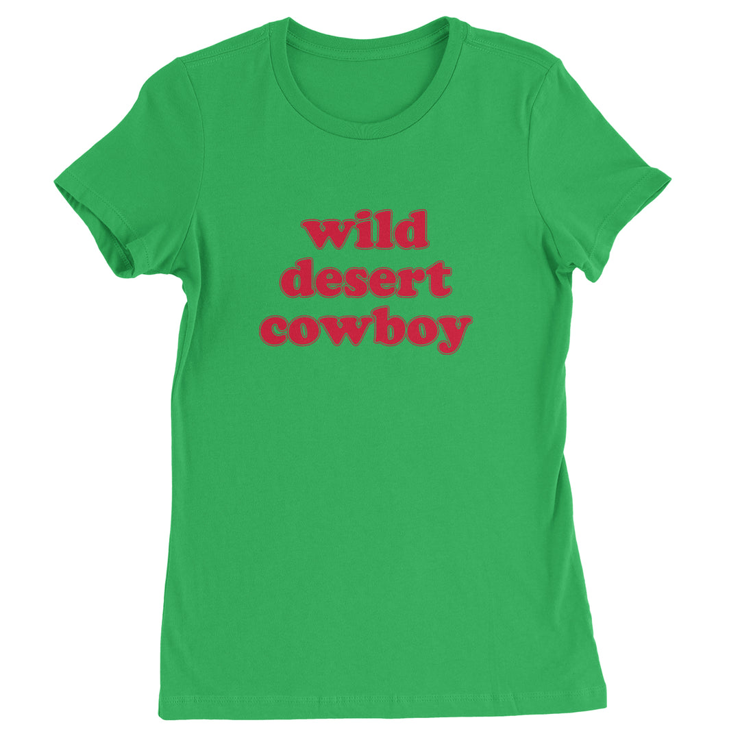 Wild Desert Cowboy Country Womens T-shirt Kelly Green