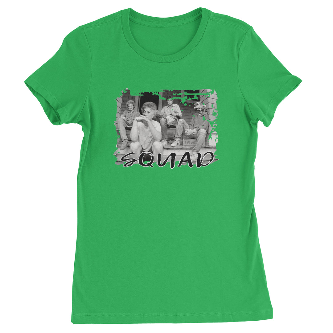 Squad Golden Girls Womens T-shirt Kelly Green