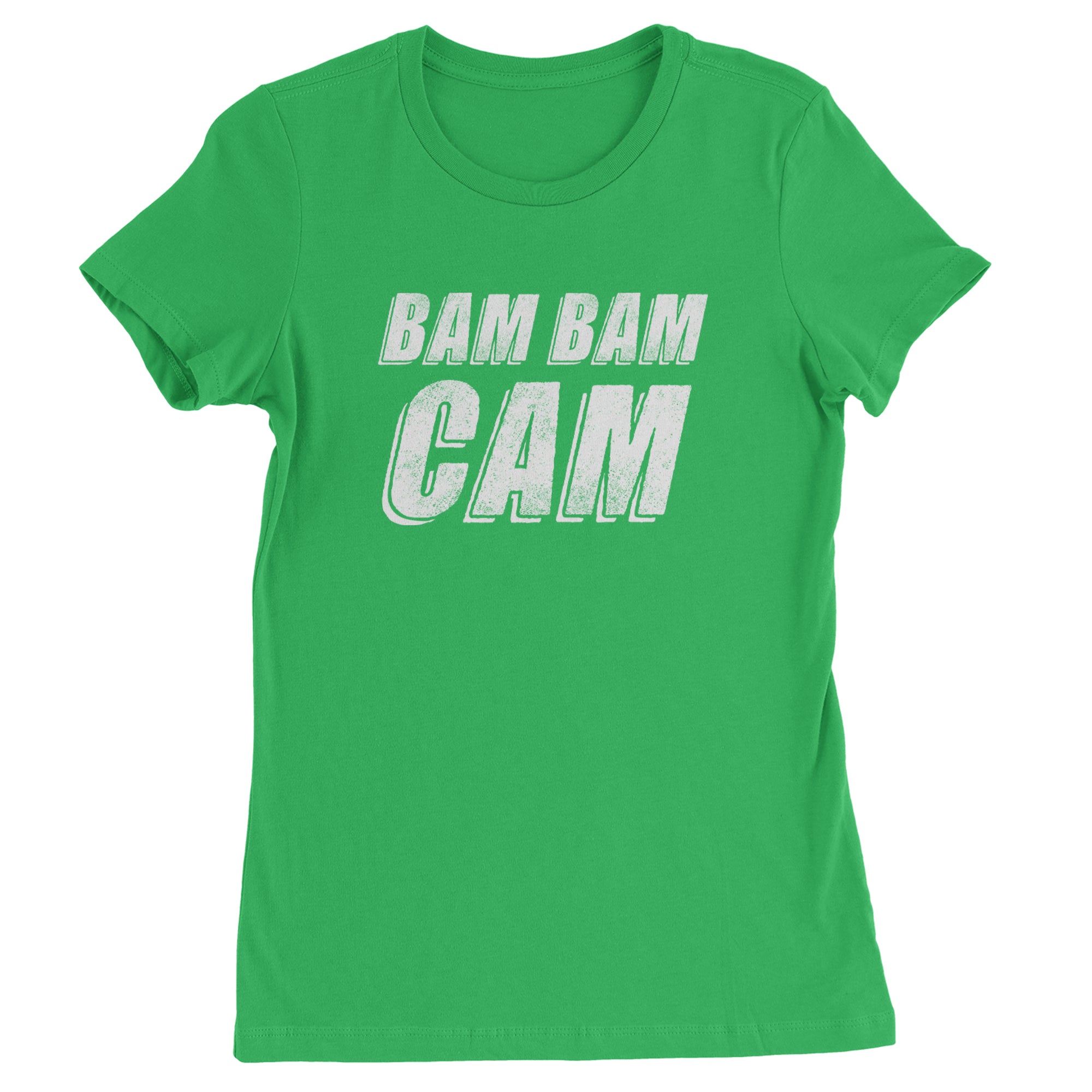 Bam Bam Cam Womens T-shirt Kelly Green