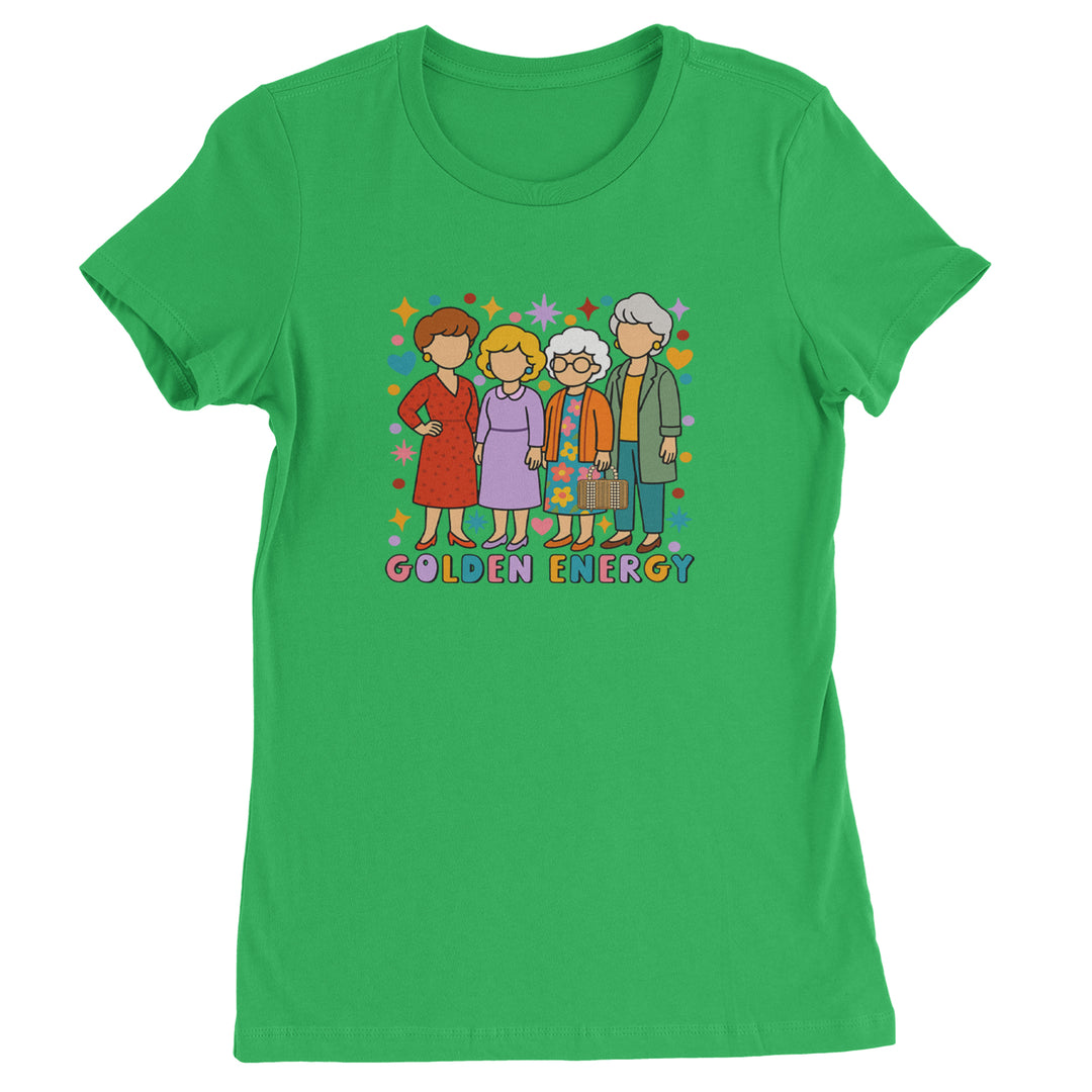 Golden Forever Golden Girls Womens T-shirt Kelly Green
