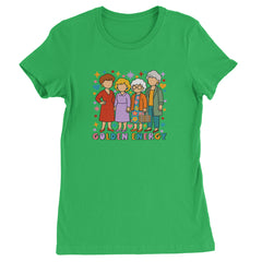 Golden Forever Golden Girls Womens T-shirt Kelly Green